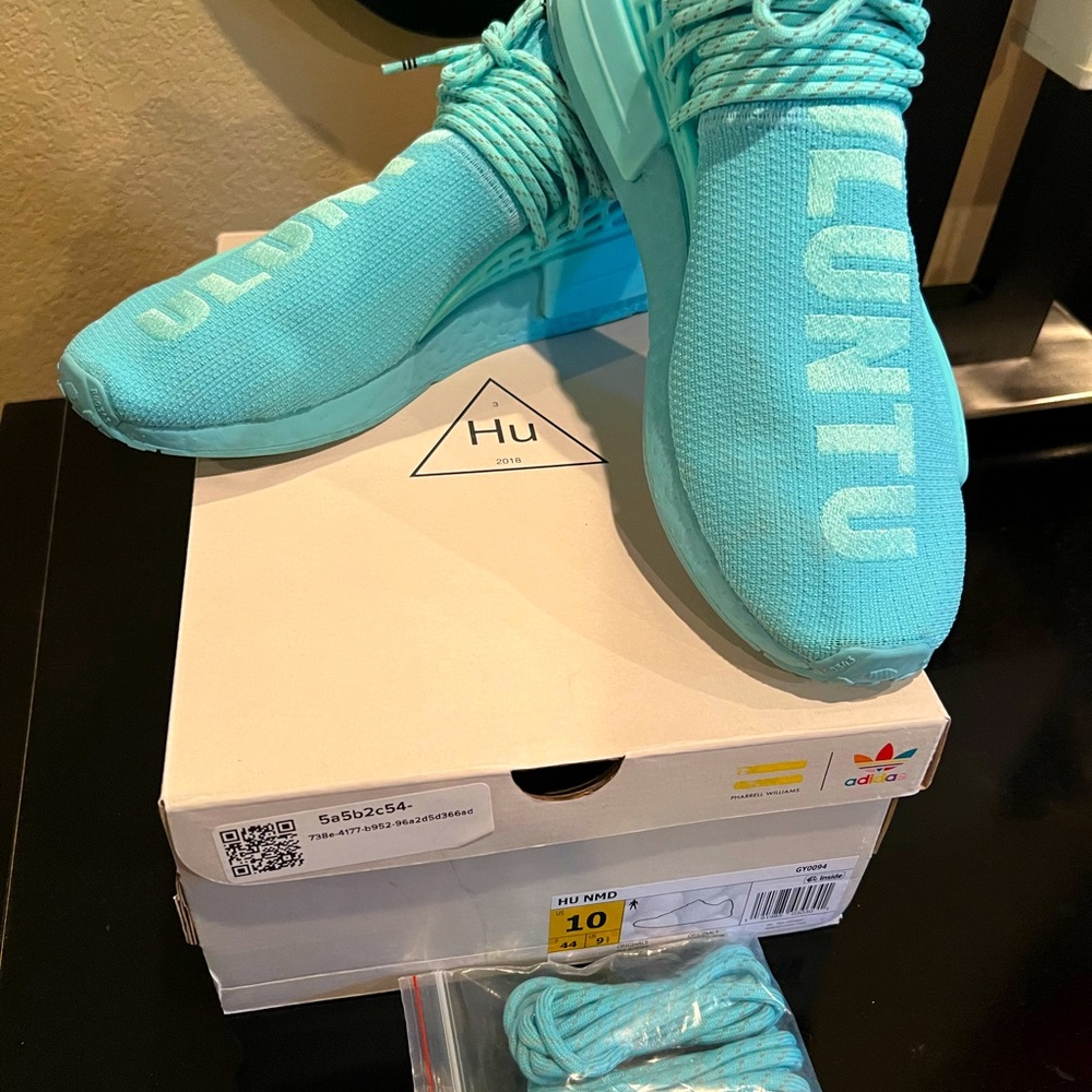 Pharrell x adidas NMD Human Race 'Aqua' - Men’s Size 10